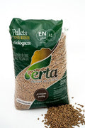 Palet con 77 Sacos Pellets ERTA Certificados de Pino