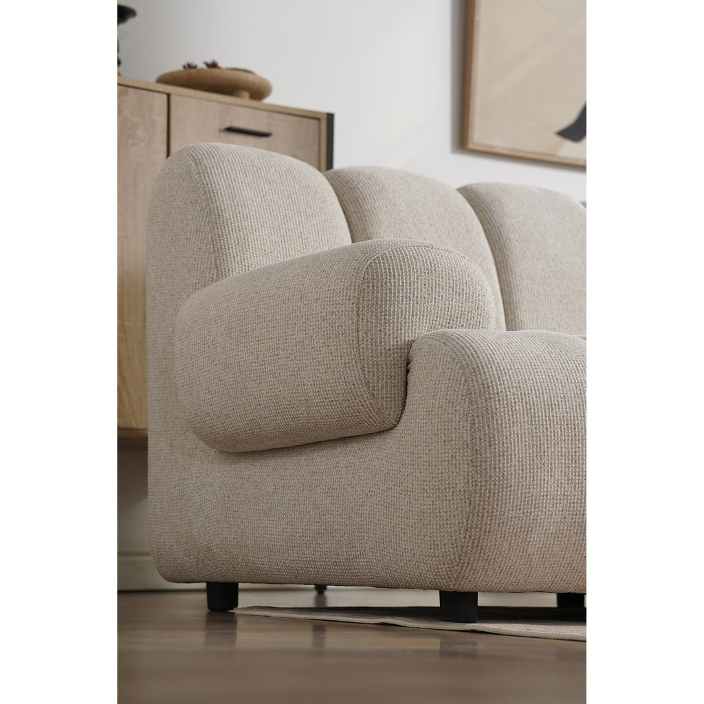 Taza 3.5 seater modular sofa w/pouf