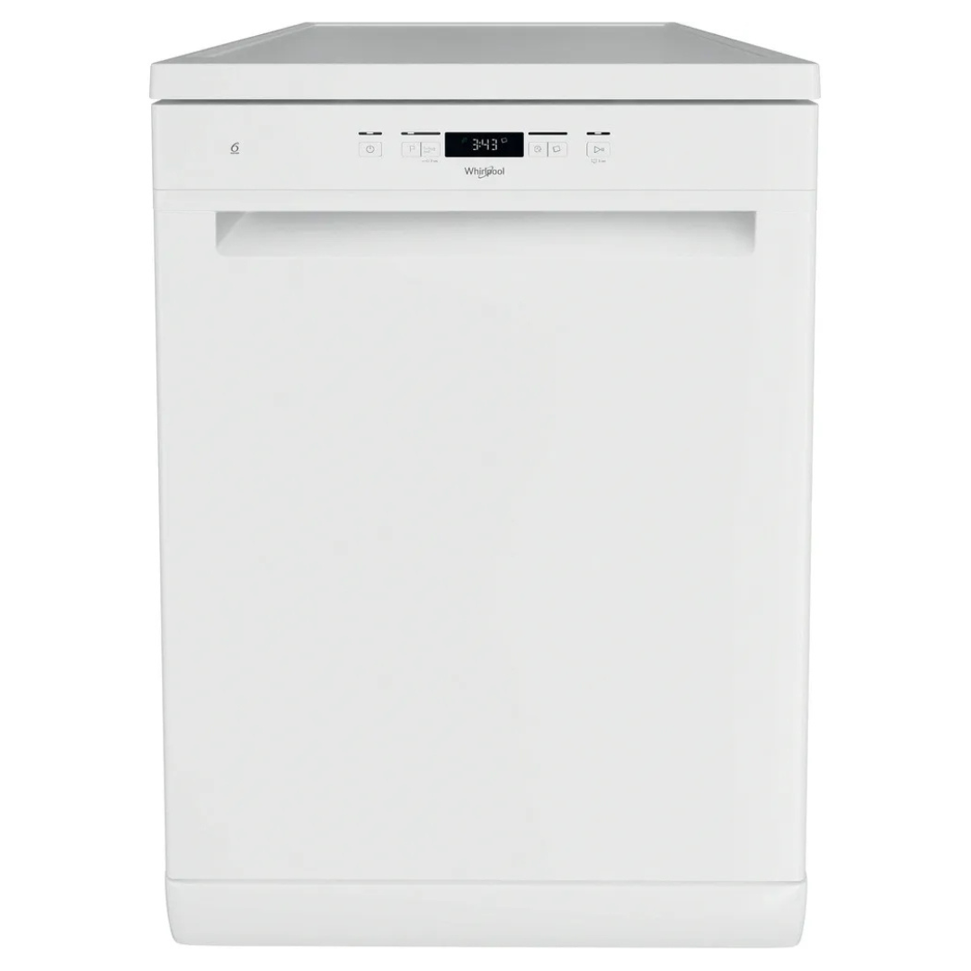 Accessoires pour lave-vaisselle Whirlpool W2FHD624, pièce détachée ou filtre visible, en plastique blanc.