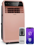 Aire Acondicionado Portátil Smart Klarstein 12000 BTU – Classe A, R290, Inverter, Connecté, 52 dB, Rose