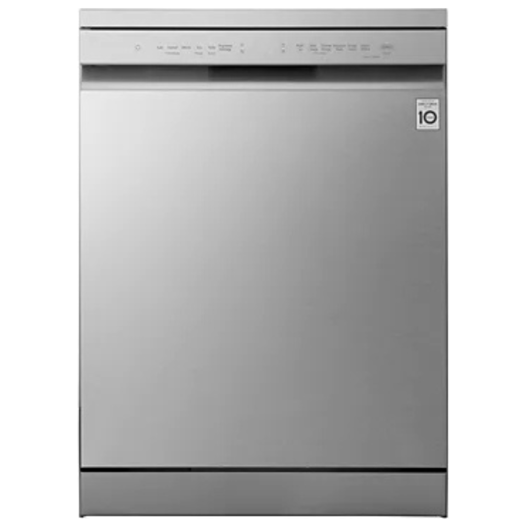 Accessoires pour lave-vaisselle LG DF243FVS, pièce ou support en plastique blanc visible dans l'image.
