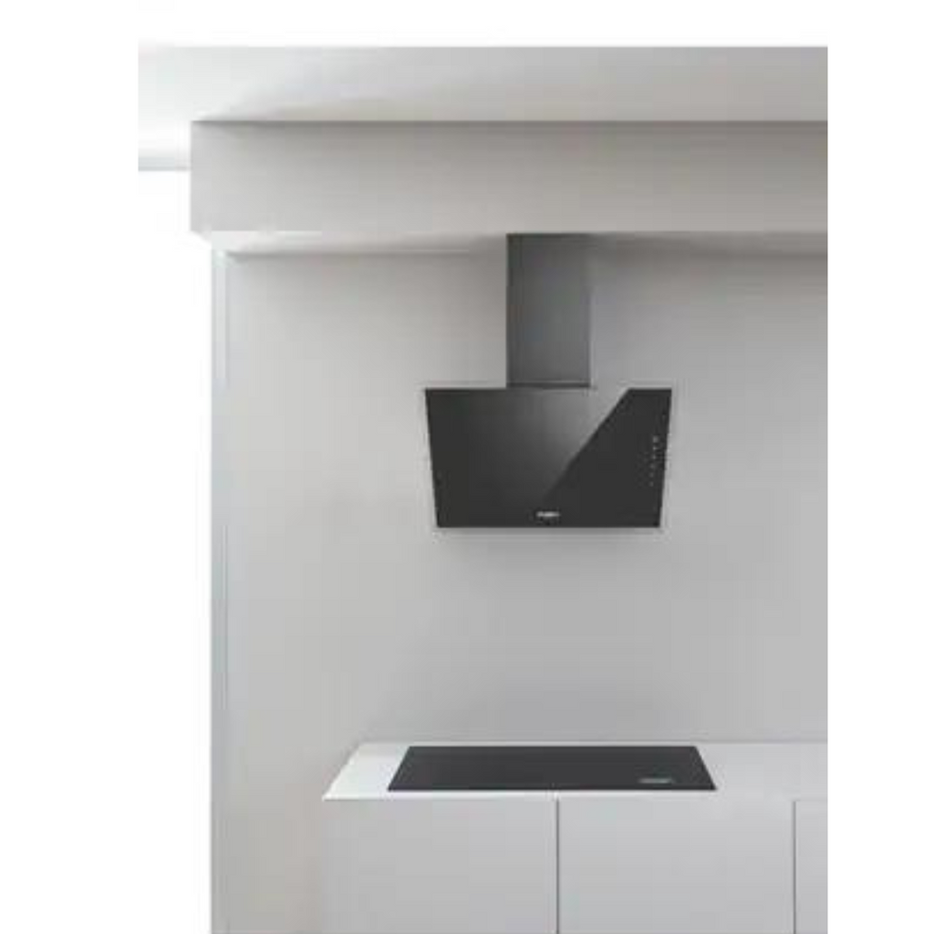 Campana extractora Whirlpool WHVF63FLTK, accessoire pour cuisine, vue de face avec filtre et commandes visibles.