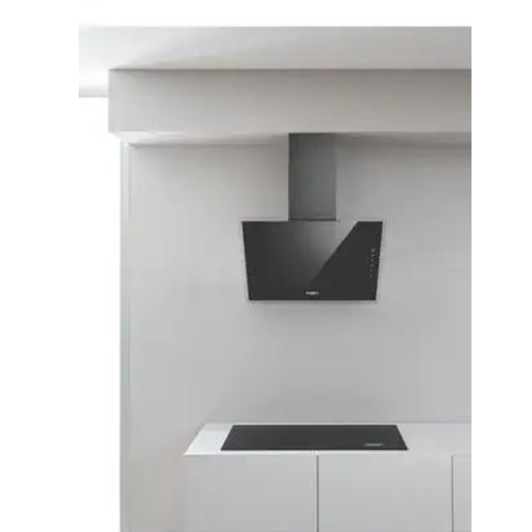 Campana extractora Whirlpool WHVF63FLTK, accessoire pour cuisine, vue de face avec filtre et commandes visibles.