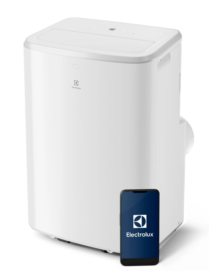 Aire Acondicionado Portátil Réversible Electrolux EXP38U340HW Comfort 600 – 2600 W, Classe A, R290, Connecté