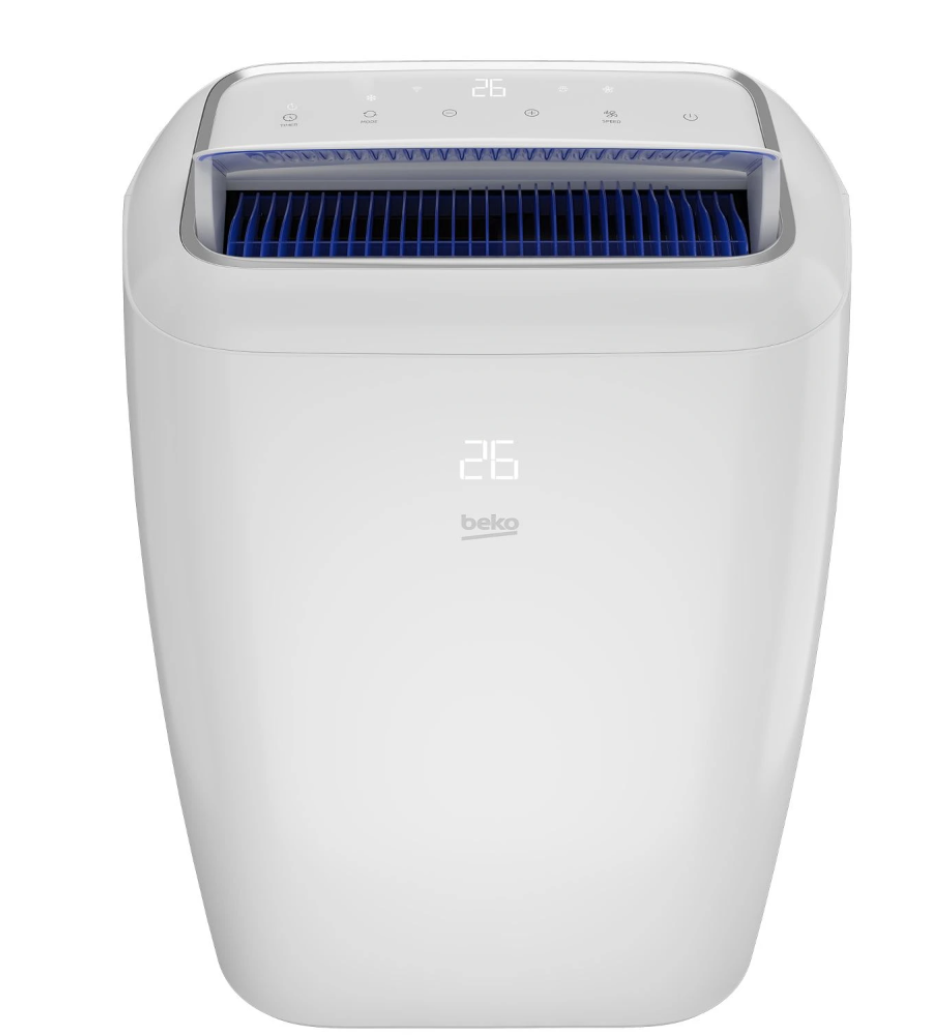 Aire Acondicionado Portátil Réversible Beko BP1125H – 3500 W, Connecté, Commandes Vocales, 65 dB