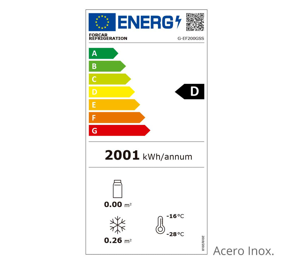 Forcar Mini Armario Congelador Eco Line G EF200G