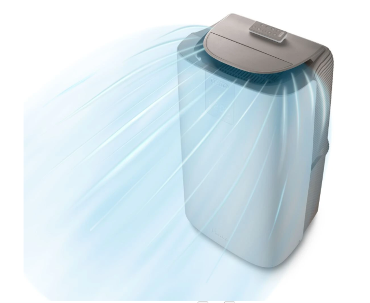 Aire Acondicionado Portátil De'Longhi PACAP120 GentleJet – 12000 BTU, Classe A+, R290, GentleJet 180°