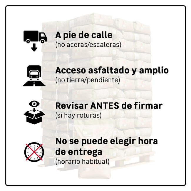 Palet de 70 sacos de pellet NATURPELLET