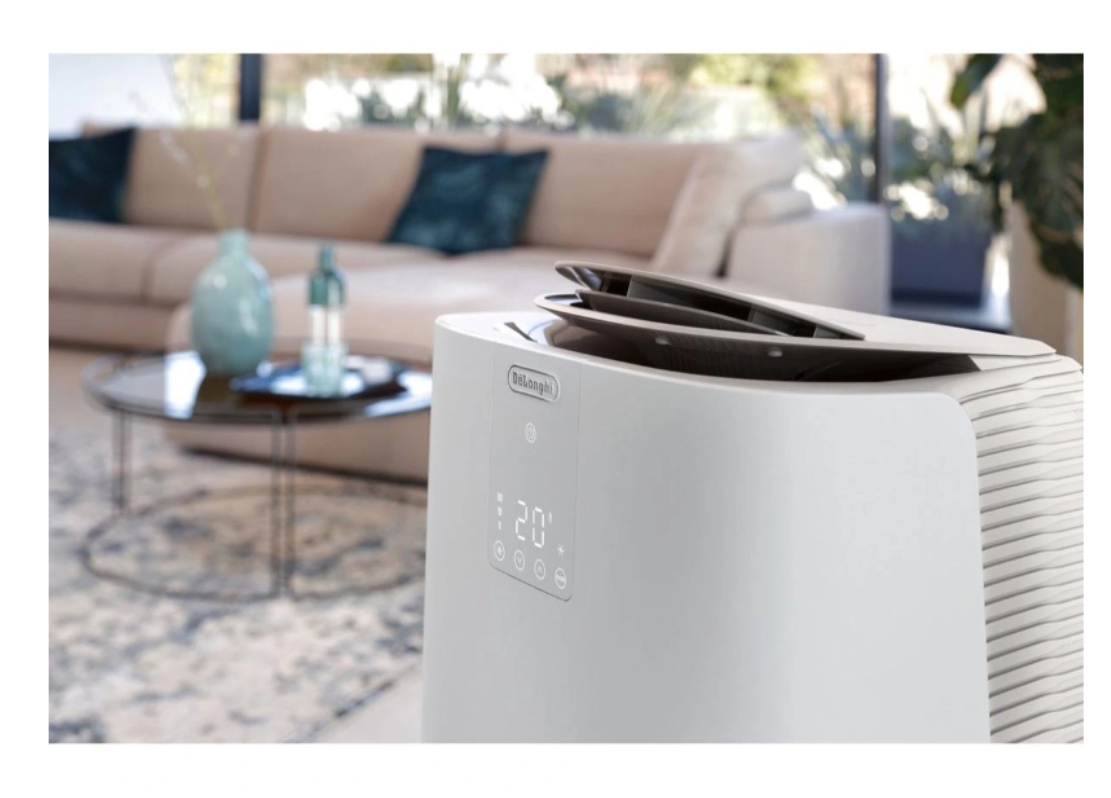Aire Acondicionado Portátil De'Longhi PACAP98 GentleJet – 11500 BTU, Classe A+, R290, GentleJet 180°