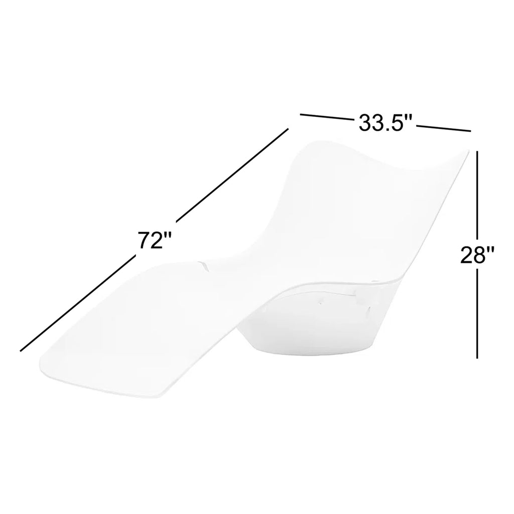 Pack de 2 tumbonas de alta resistencia para piscina