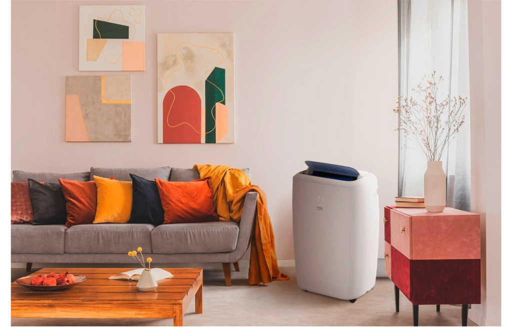 Aire Acondicionado Portátil Réversible Beko BP1125H – 3500 W, Connecté, Commandes Vocales, 65 dB