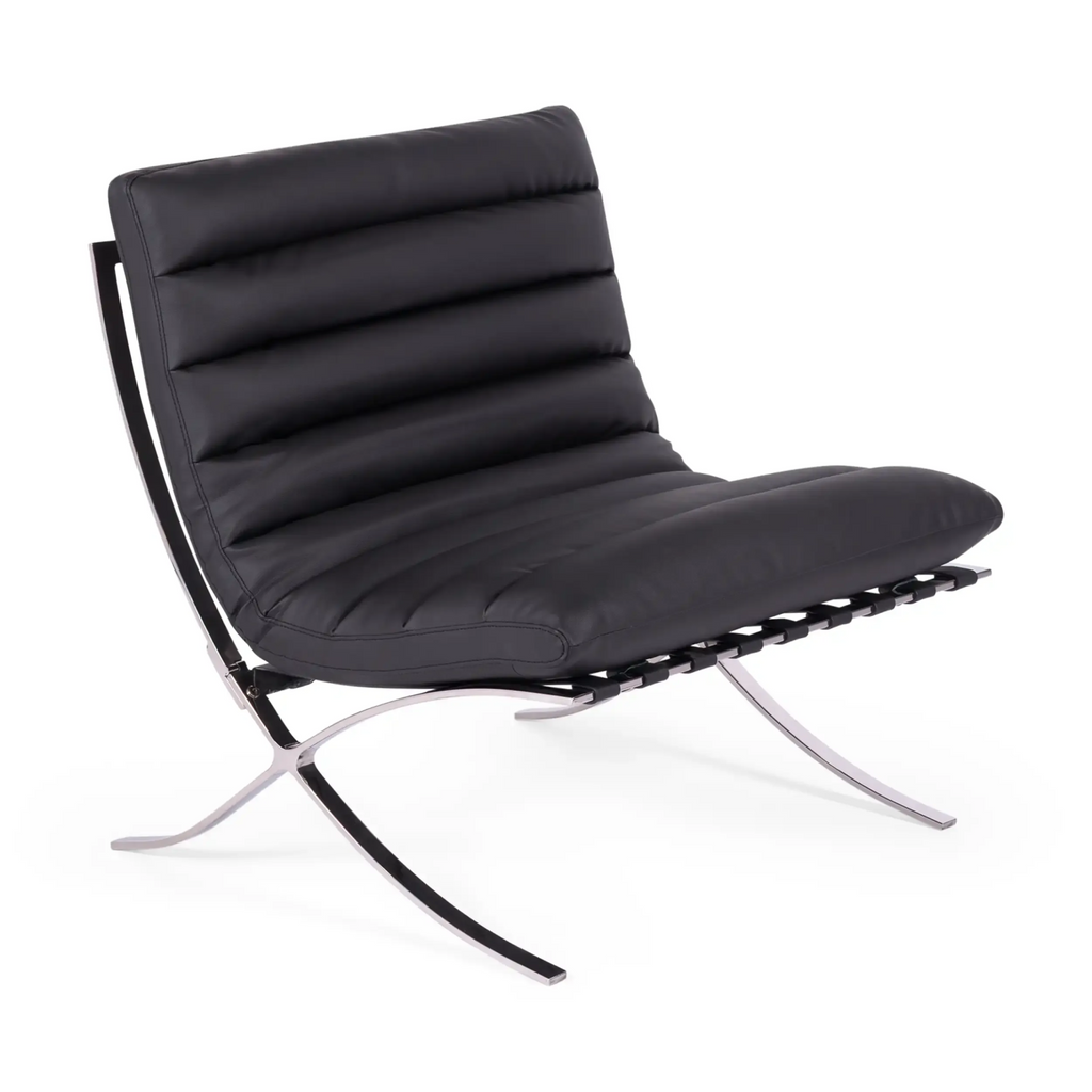 Fauteuil design en cuir synthétique – Madrid