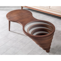 Mesa de Centro Rectangular en Nogal