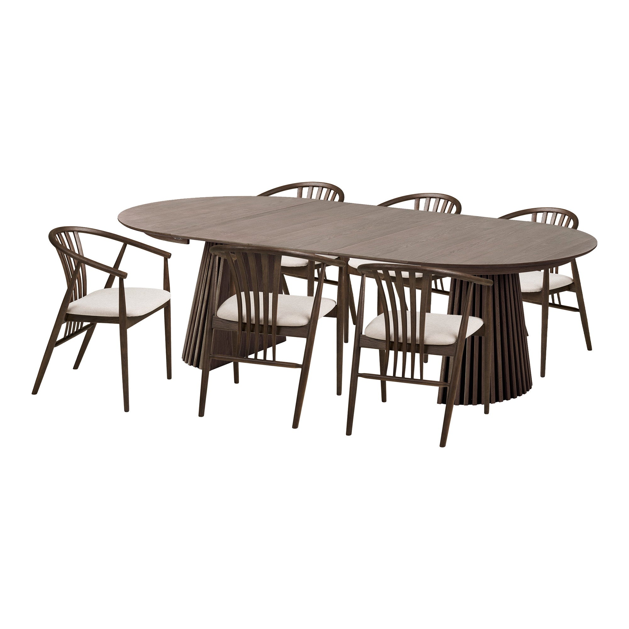 Osaka and Agustin Dining Set – Oak