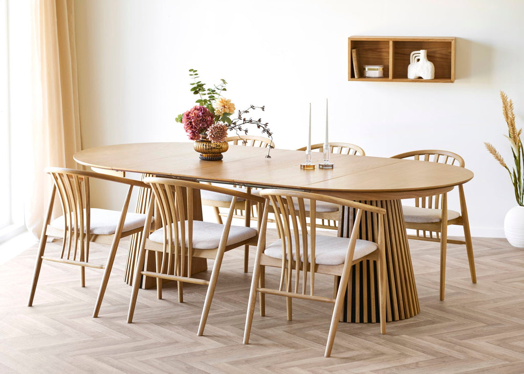Osaka and Agustin Dining Set – Oak