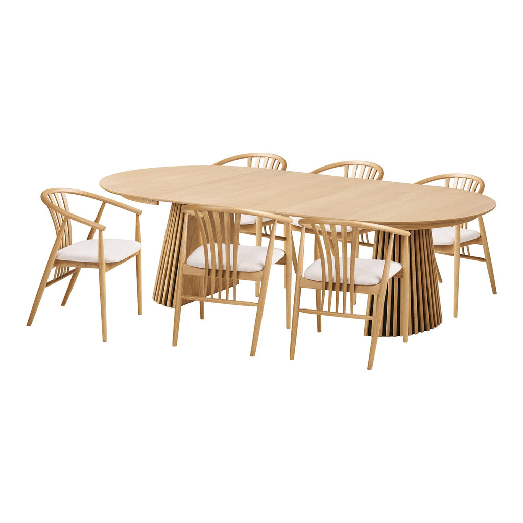 Osaka and Agustin Dining Set – Oak