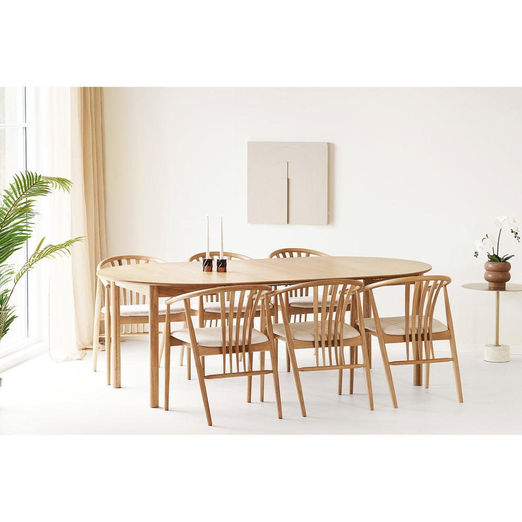 Bundaberg and Agustin Dining Set – Oak