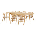 Darwin and Agustin Dining Set – Oak
