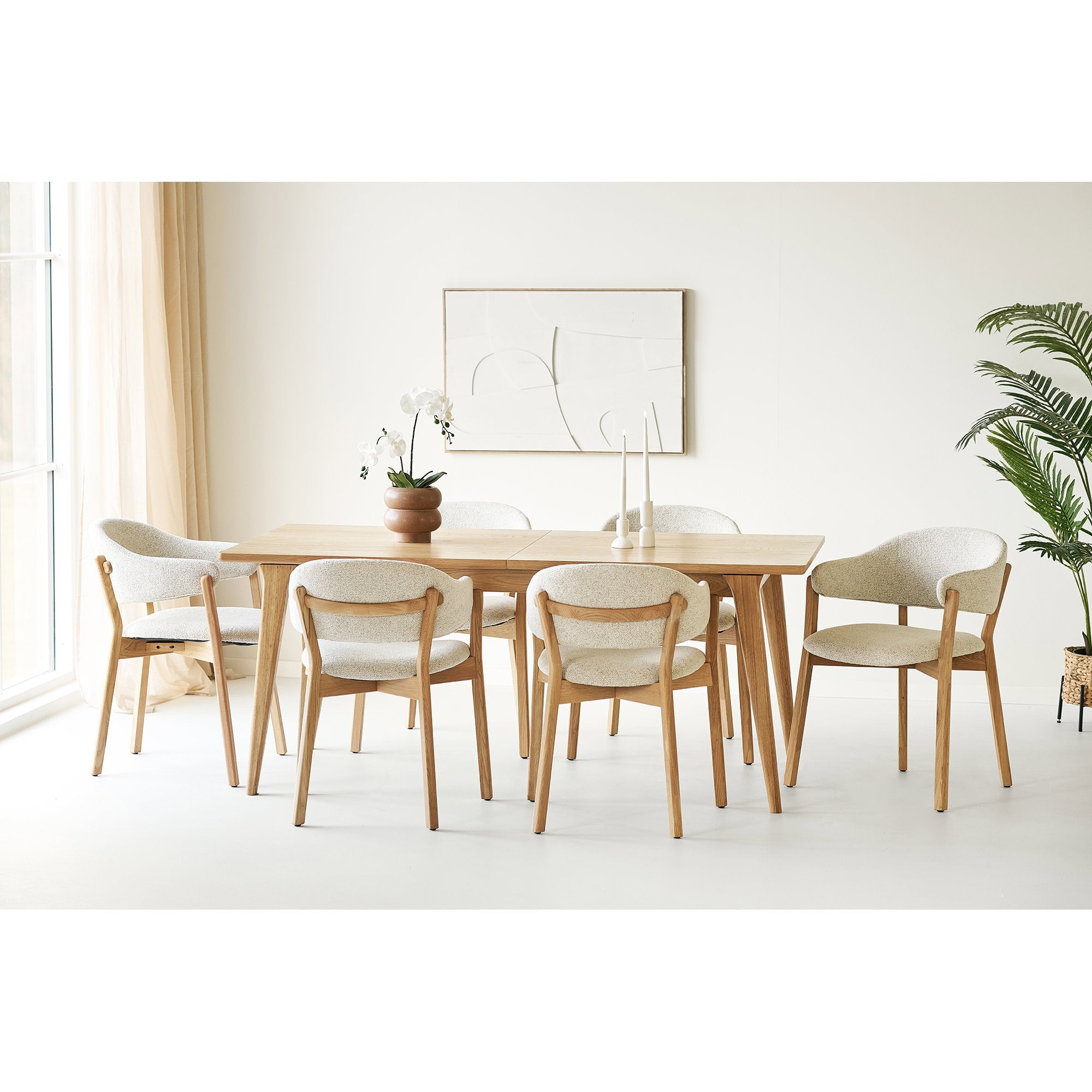 Darwin and Dunkirk Dining Set – Oak