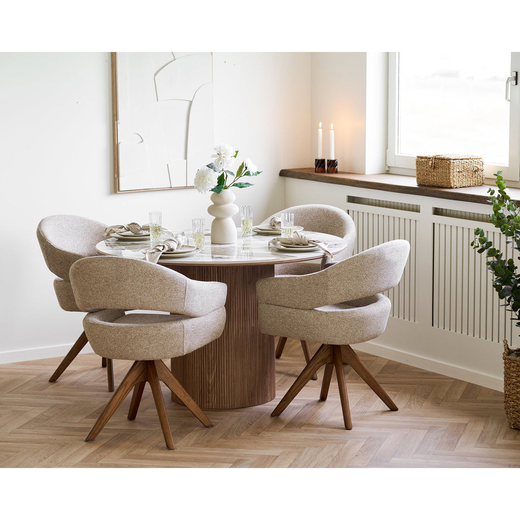 Athens and Dover Dining Set – Oak