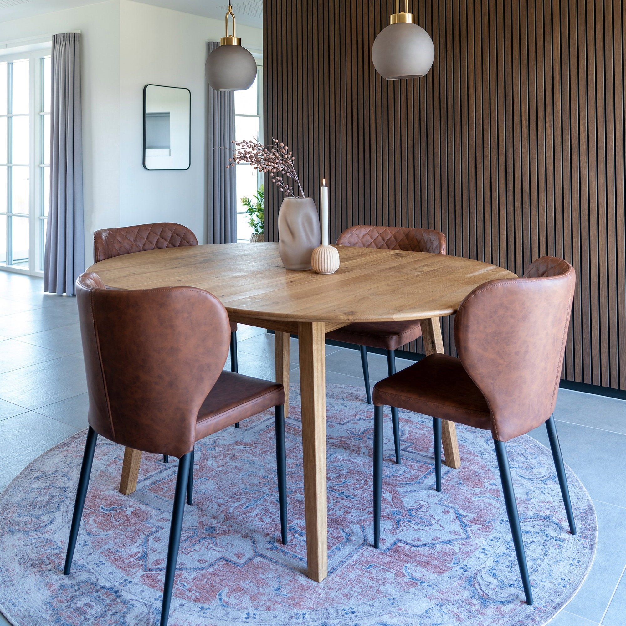 Metz and Pisa Dining Set – PU Leather