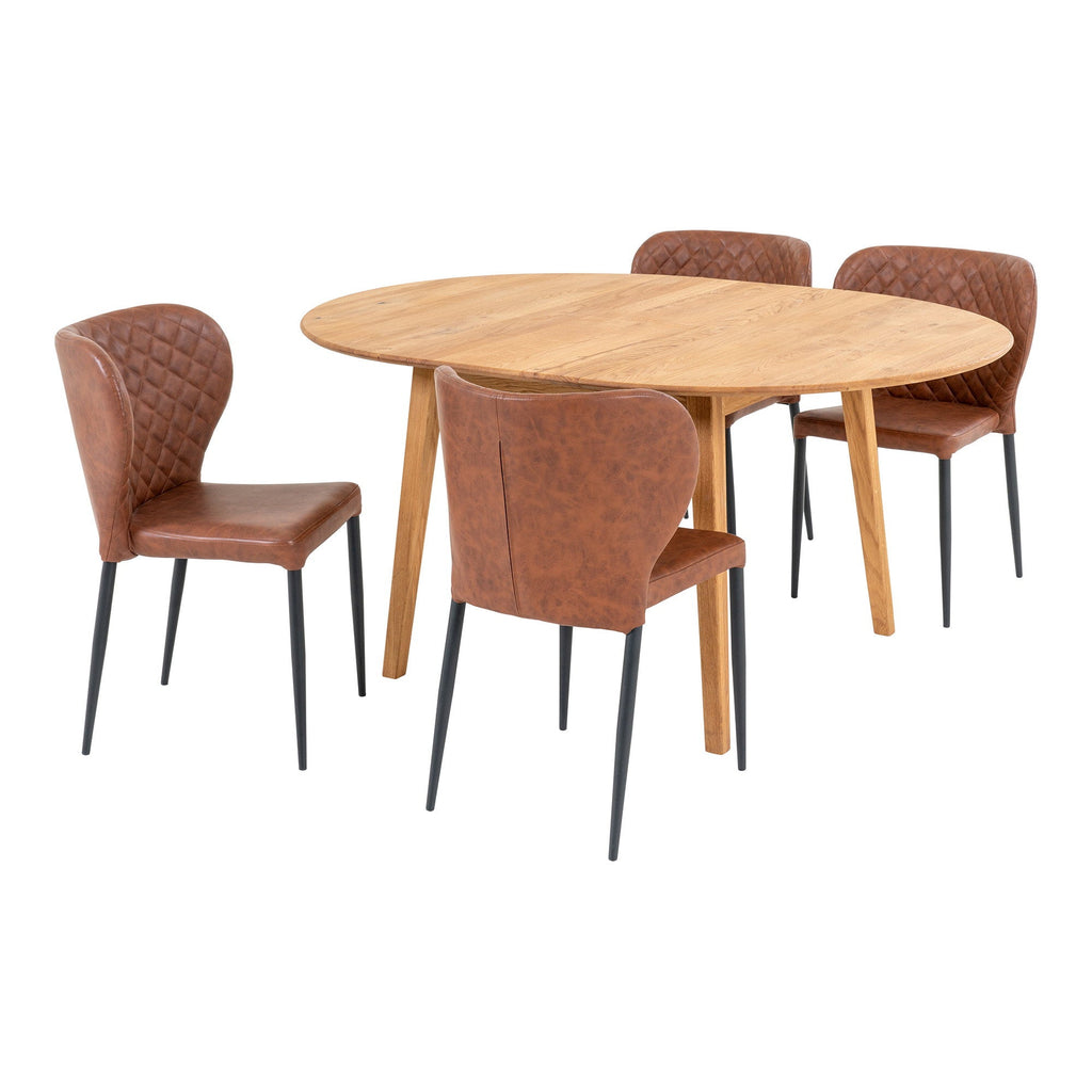 Metz and Pisa Dining Set – PU Leather