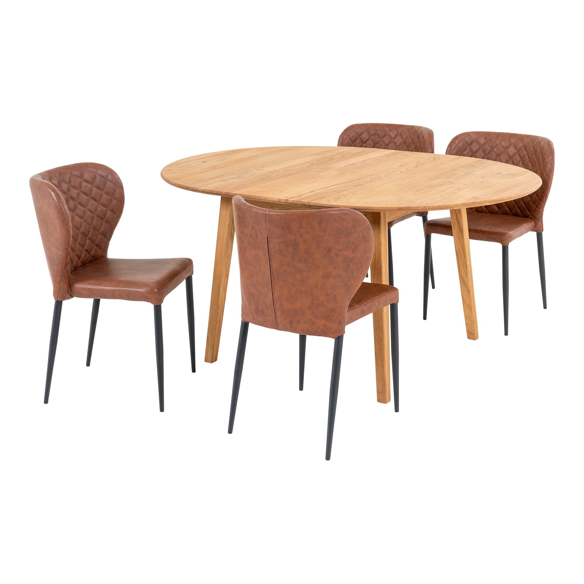 Metz and Pisa Dining Set – PU Leather