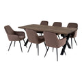 Toulon and Harbo Dining Set – Velvet