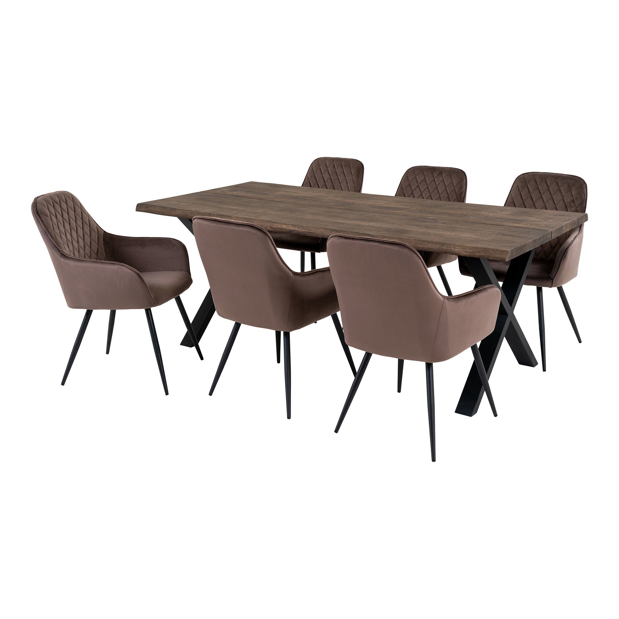 Toulon and Harbo Dining Set – Velvet