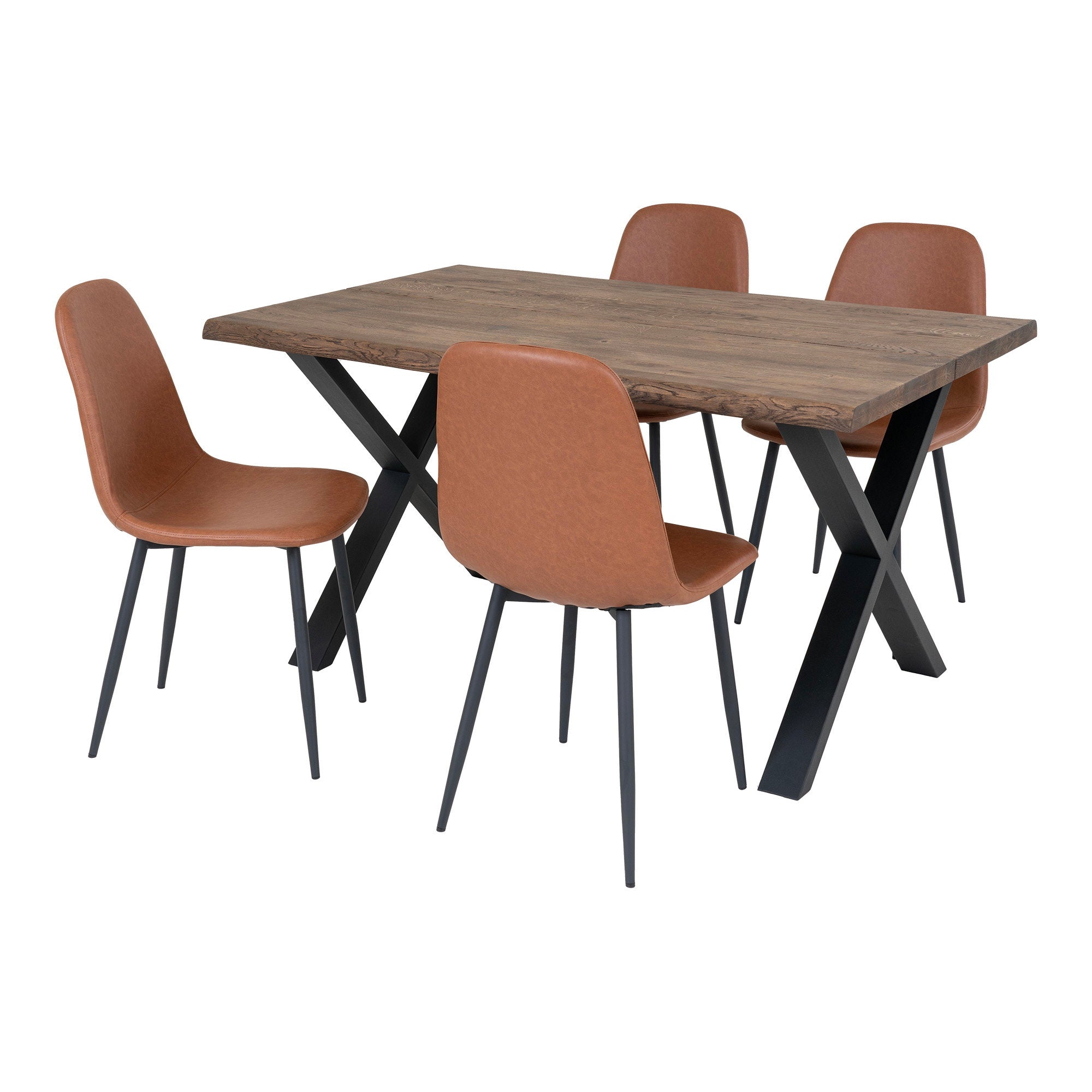 Toulon and Stockholm Dining Set – PU Leather
