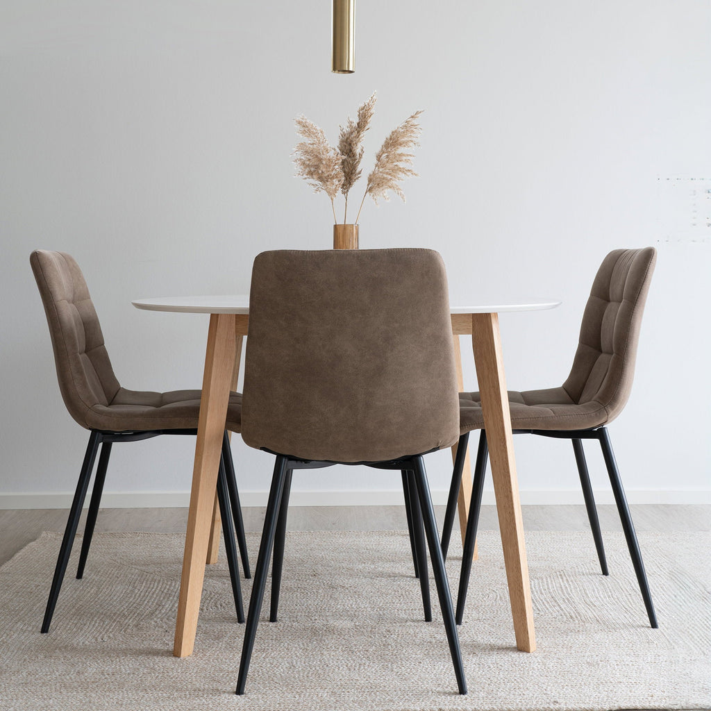 Vojens and Middelfart Dining Set – Microfibre