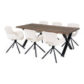 Toulon and Amorim Dining Set – Oak