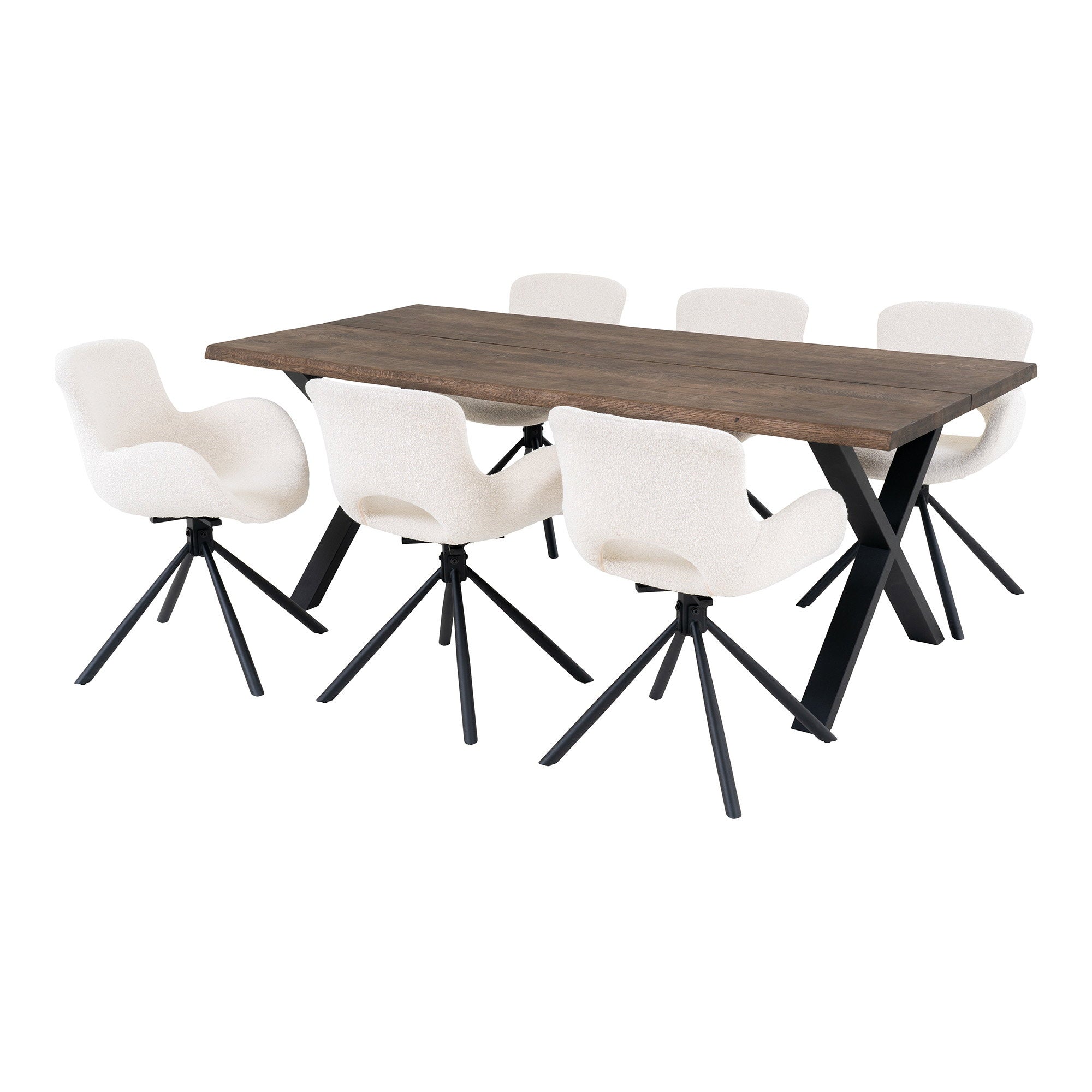 Toulon and Amorim Dining Set – Oak
