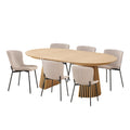 Osaka and Maceda Dining Set – Oak