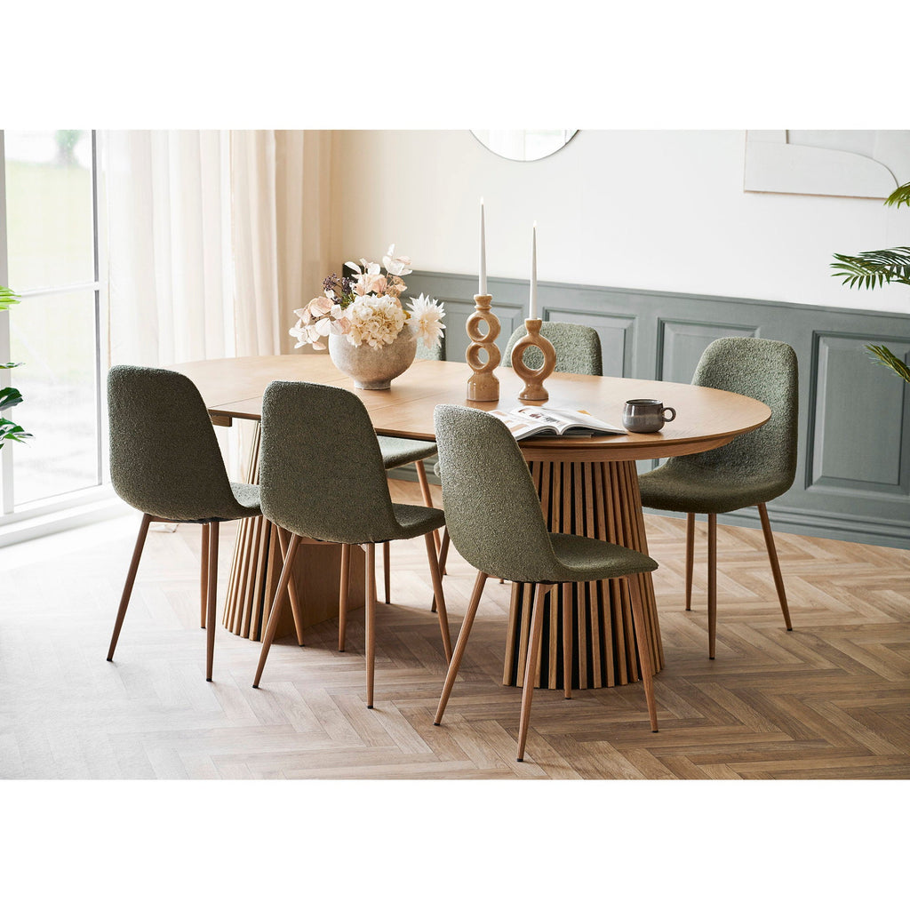 Osaka and Stockholm Dining Set – Oak