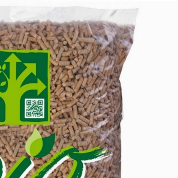 77 Sacos de pellets bio para estufa 15kg