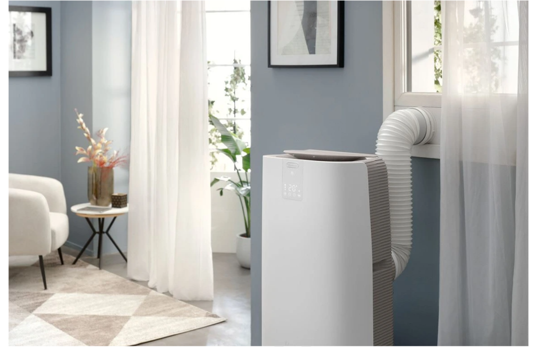 Aire Acondicionado Portátil De'Longhi PACAP120 GentleJet – 12000 BTU, Classe A+, R290, GentleJet 180°