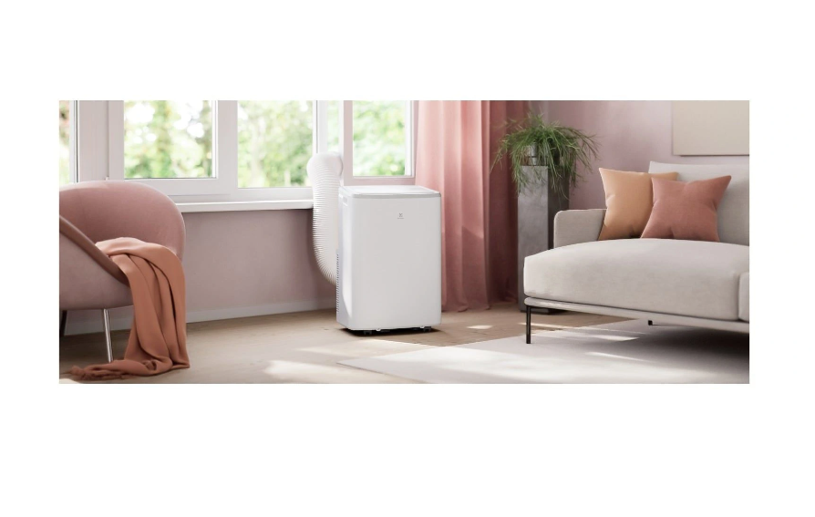Aire Acondicionado Portátil Electrolux EXP26U339CW Comfort 600 – 2600 W, Classe A, R290, 64 dB