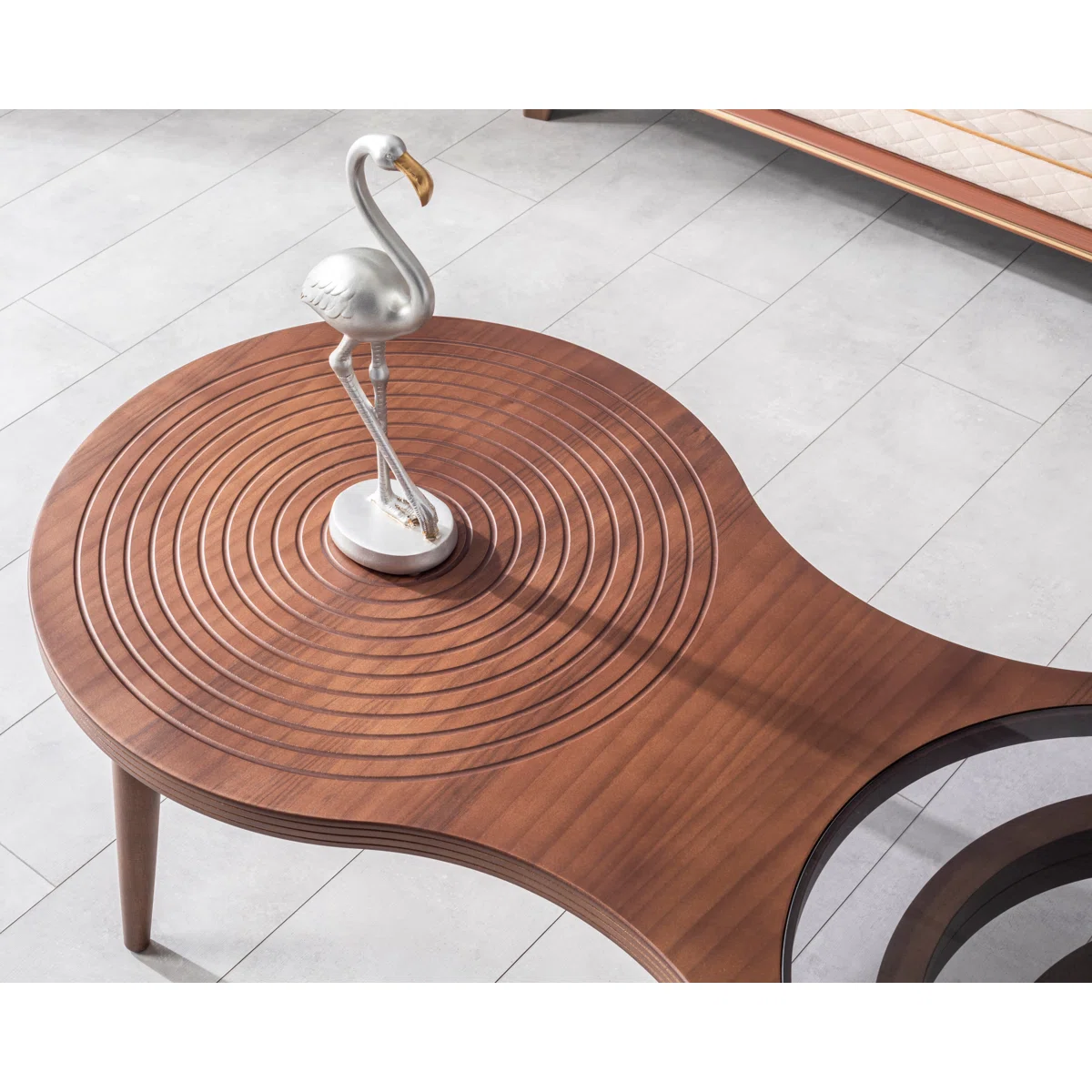 Mesa de Centro Rectangular en Nogal