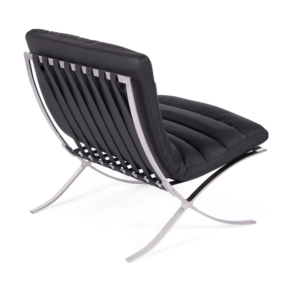 Fauteuil design en cuir synthétique – Madrid