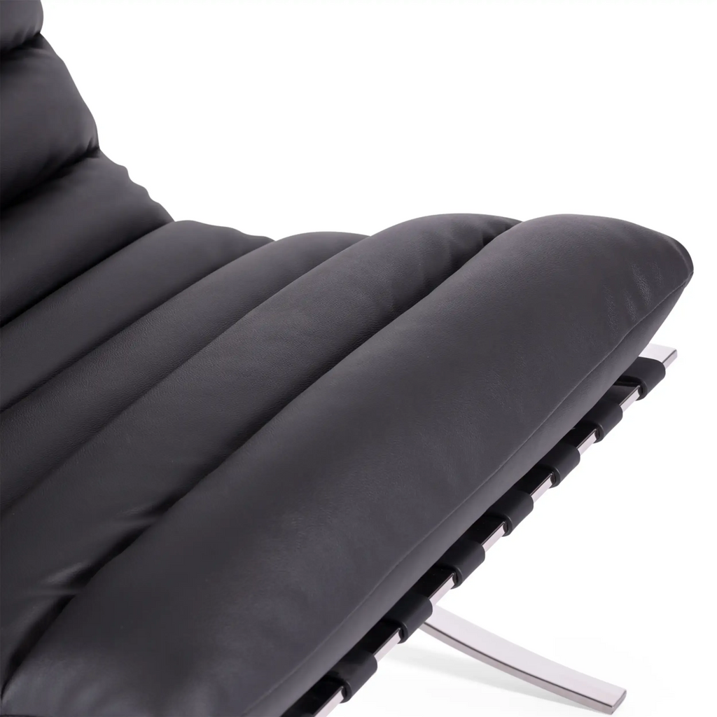 Fauteuil design en cuir synthétique – Madrid