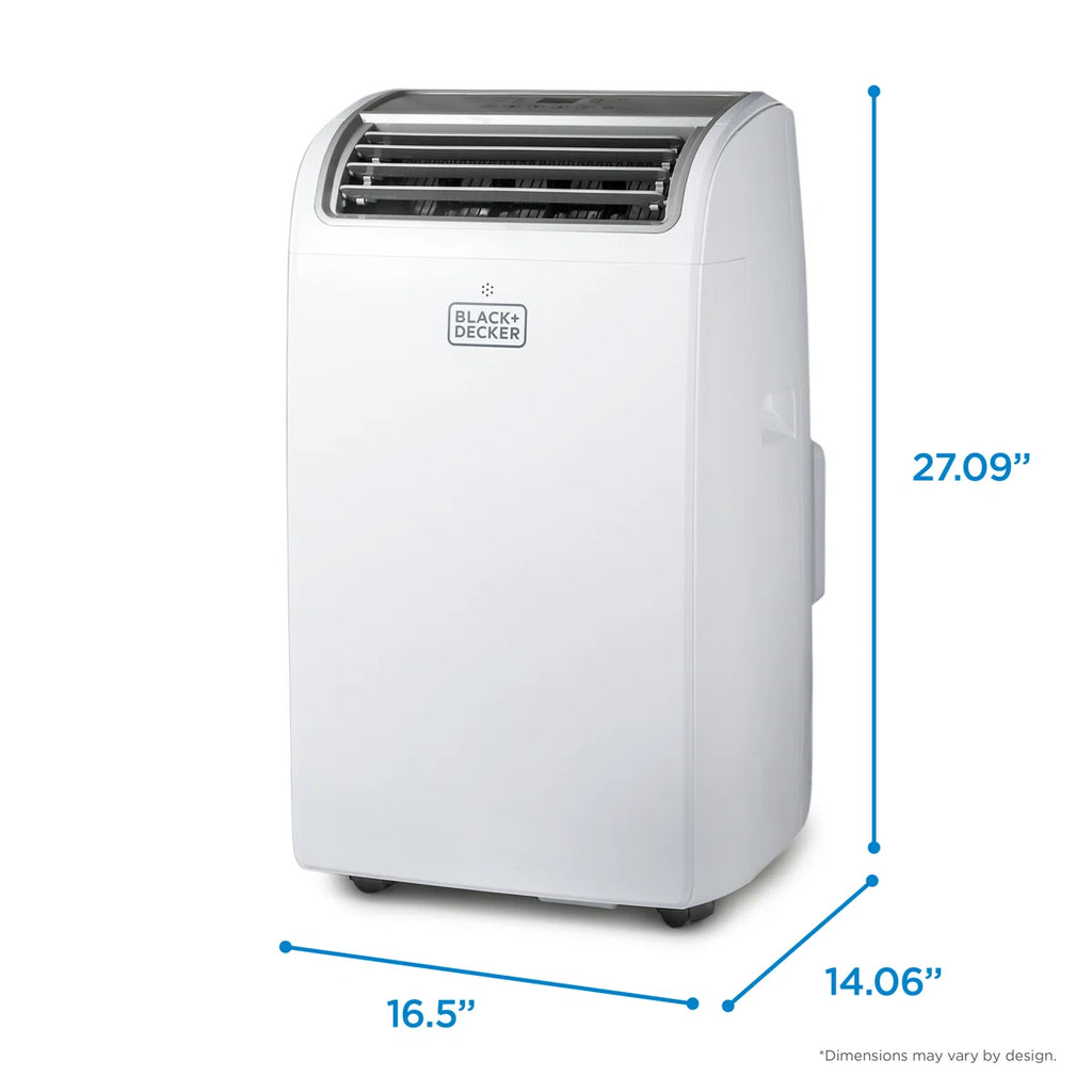 Climatizador portátil 3 en 1 de 14000 BTU para una pieza medida hasta 700 pies de capacidad BPACT Serie de BLACK+DECKER BPACT14WT