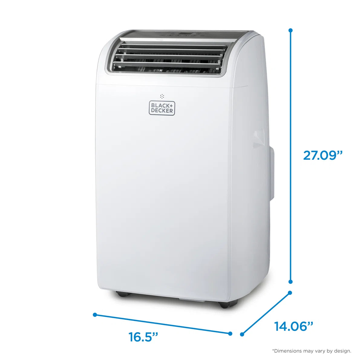 Climatizador portátil 3 en 1 de 14000 BTU para una pieza medida hasta 700 pies de capacidad BPACT Serie de BLACK+DECKER BPACT14WT